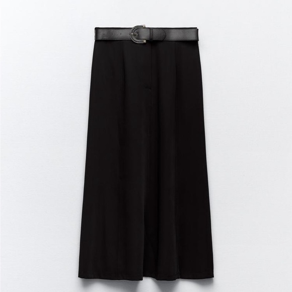 Zara Belted Maxi Skirt - Picture 1 of 2